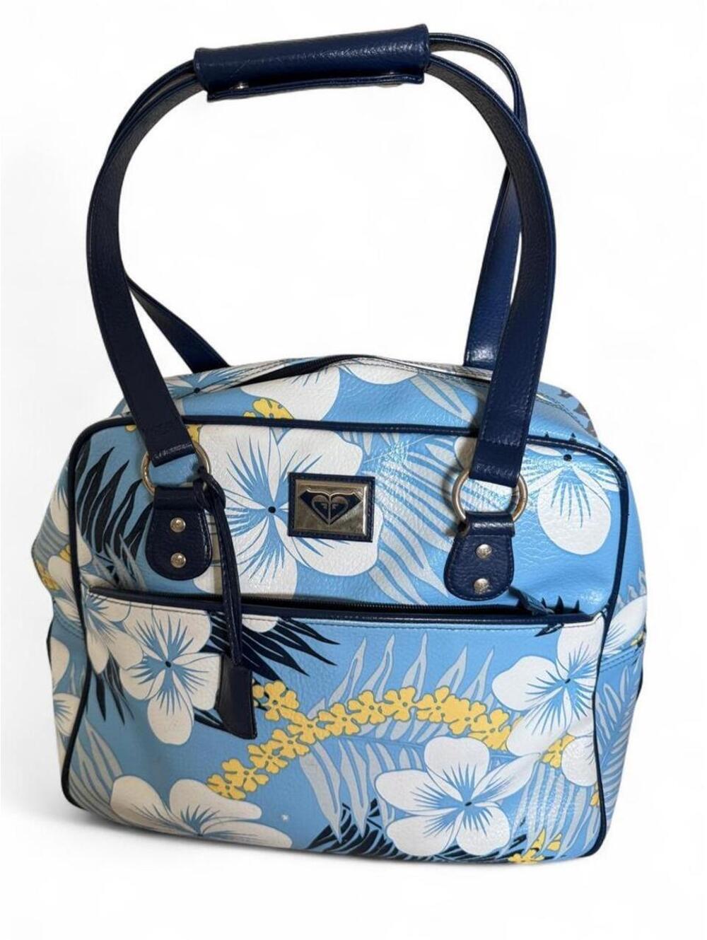 ROXY Hibiscus Vintage Luggage Tote Bag